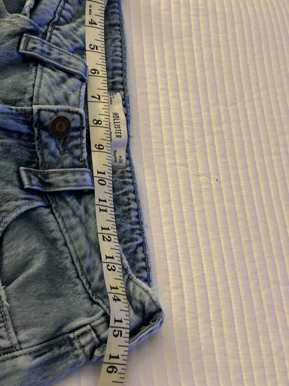 Hollister Light Blue Straight Low Rise Baggy - Picture 4 of 9